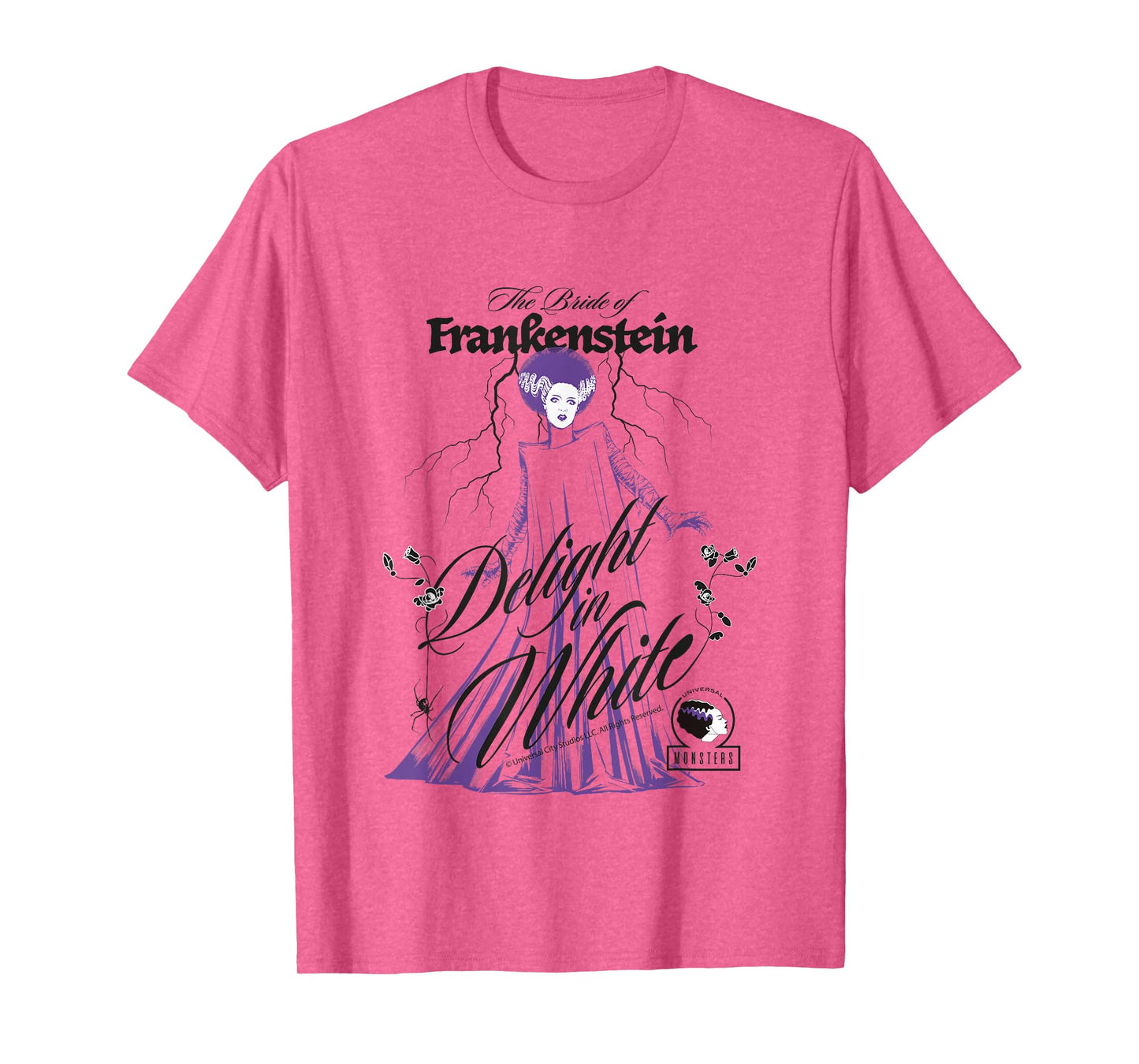 Bride of Frankenstein Dead Inside Lightning T-Shirt