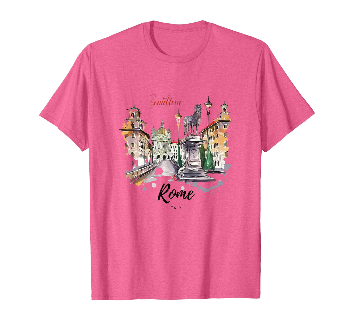 Retro Vintage Rome Italy Italia Travel Trip Souvenir T-Shirt