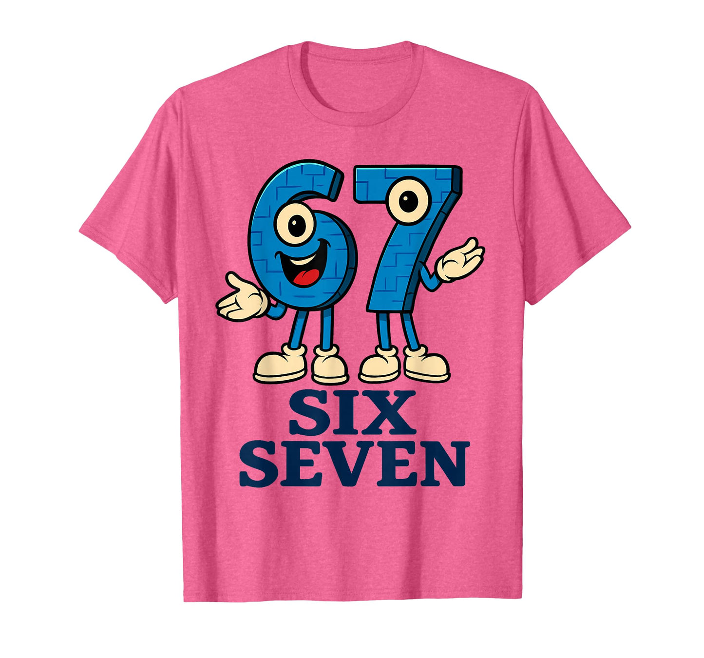 67 Six Seven 6-7 - Funny Italian Brainrot Kids Gaming Meme T-Shirt