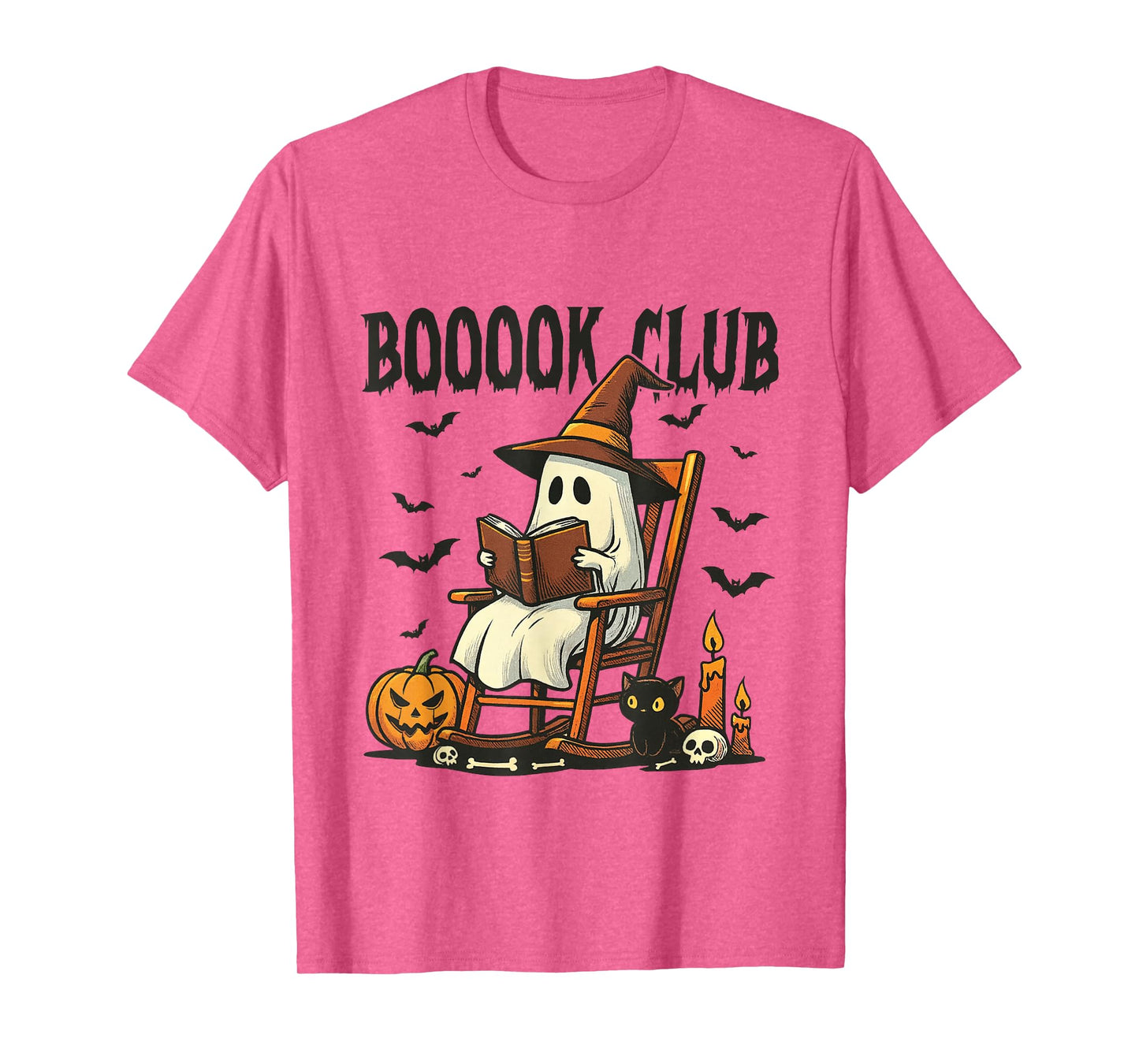 Boo Ghost Books Book Club Halloween T-Shirt