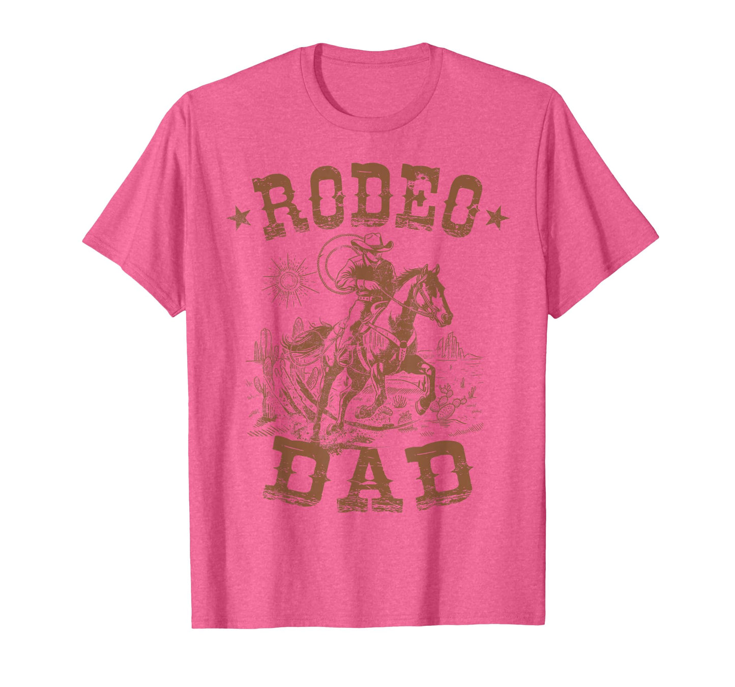Rodeo Dad Western Cowboy Daddy Family Matching Father's Day T-Shirt