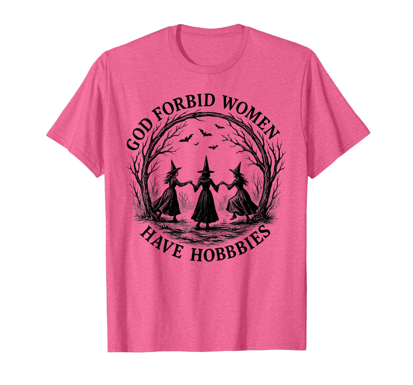Vintage Witches Halloween Feminism T-Shirt