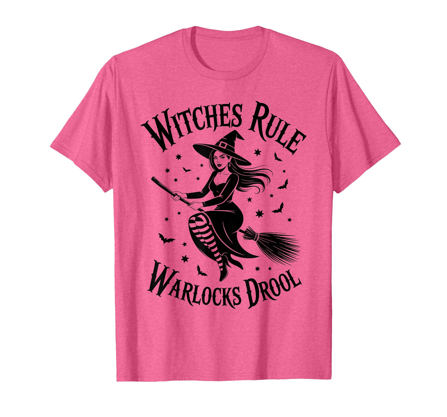 Witches Rule Warlocks Drool Funny Gift Wiccan & Halloween T-Shirt