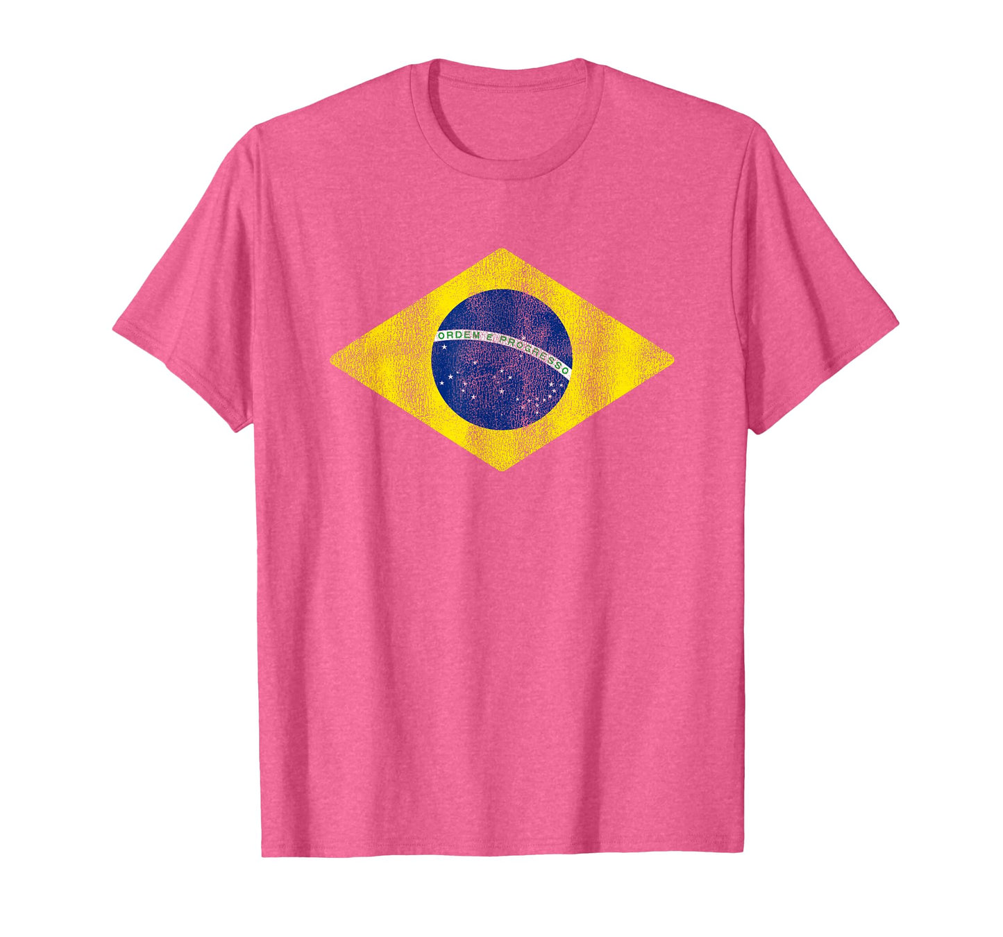 Brazilian Flag of Brazil Vintage BR Souvenir Men Women Kids T-Shirt