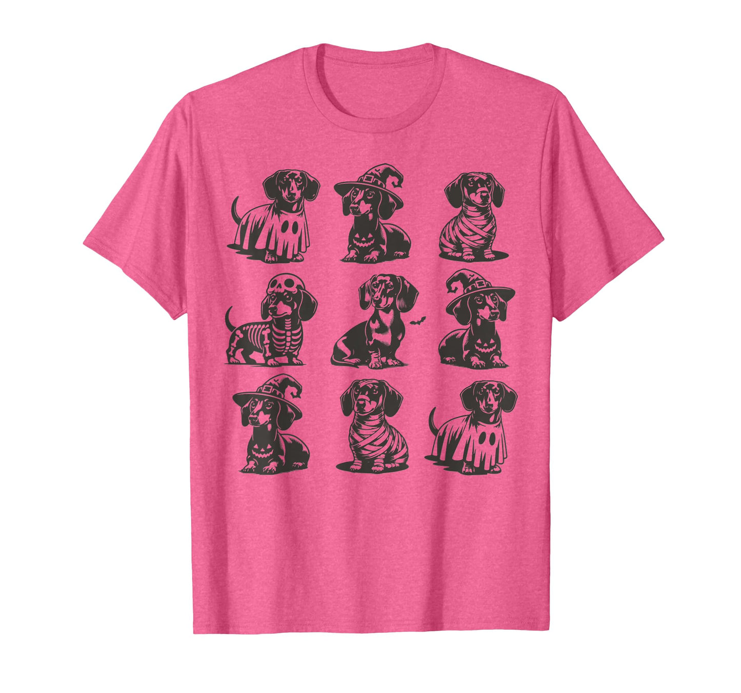 Dachshund Halloween Spooky Dog Wiener T-Shirt