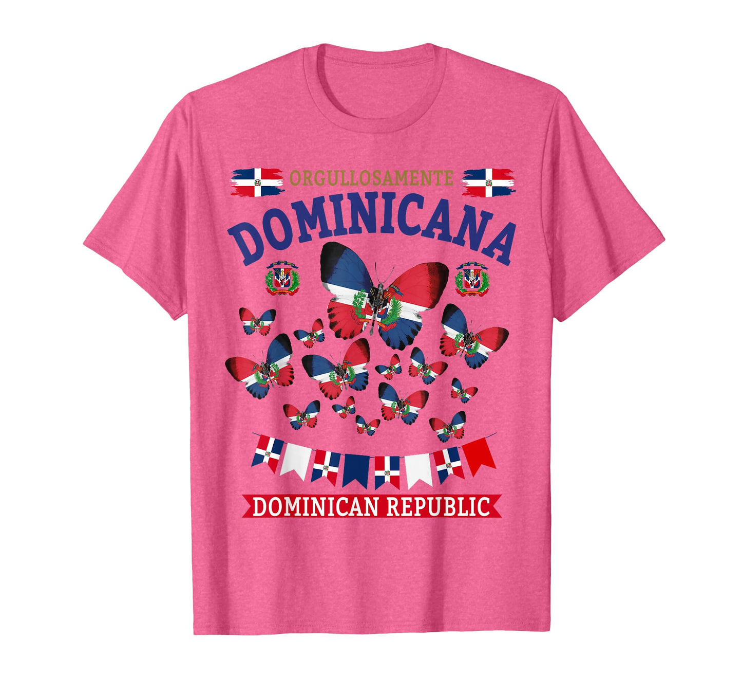 Republica Dominicana For Women & Hispanic Dominican Flag T-Shirt