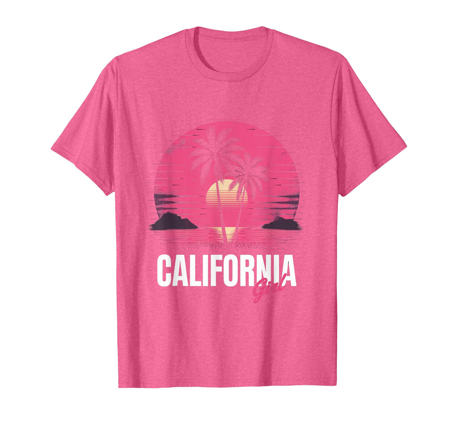 The Original California Girl Cute Pink Girly California T-Shirt