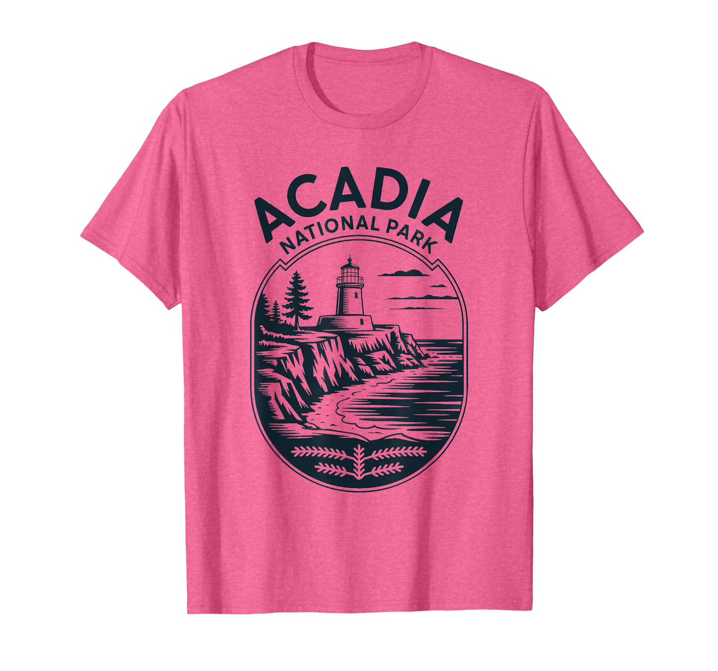 Acadia National Park Retro Camping Hiking US National Park T-Shirt