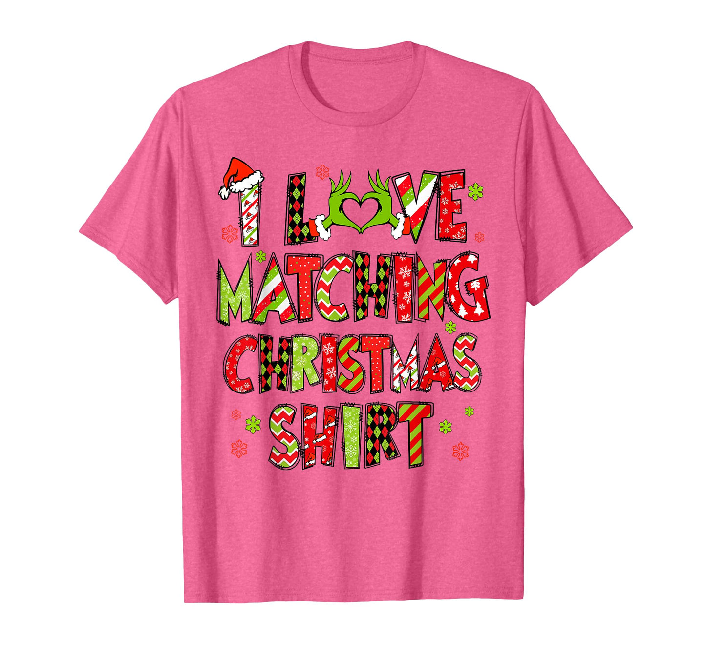 I Love Matching Christmas Shirt But I Don't Couples Pajamas T-Shirt
