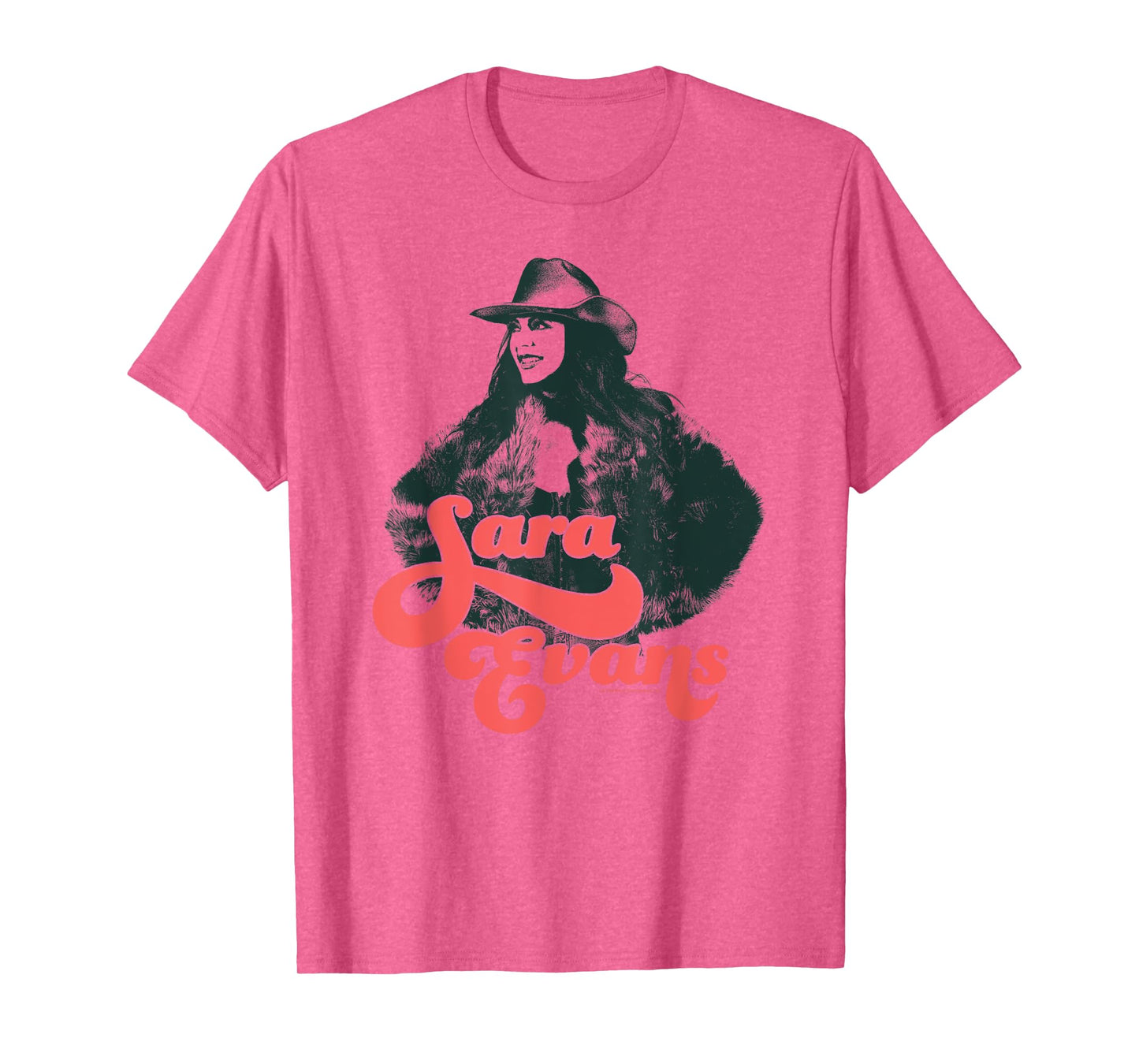 Sara Evans Bust Vintage Portrait T-Shirt
