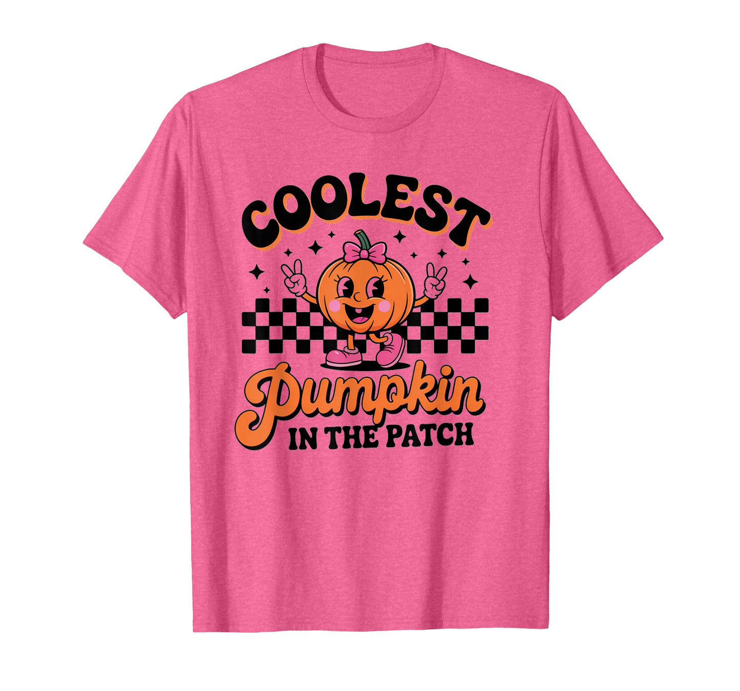 Groovy Coolest Pumpkin in The Patch Halloween for Kids Boys T-Shirt