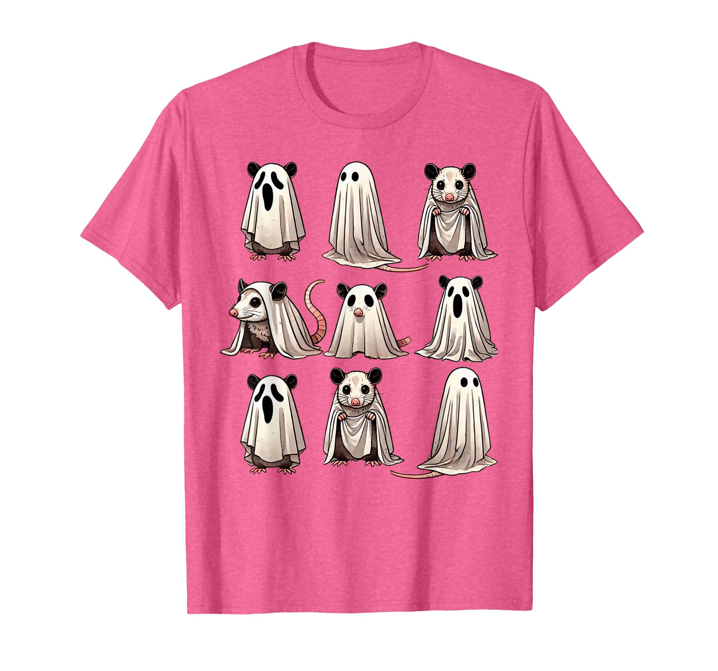 Cute Ghost Opossum Funny Halloween Outfit Costumes Opossum T-Shirt