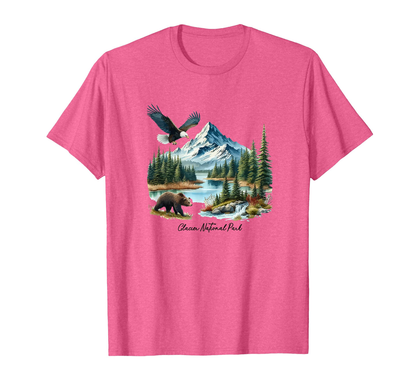 Glacier National Park Bear Vintage 90s T-Shirt