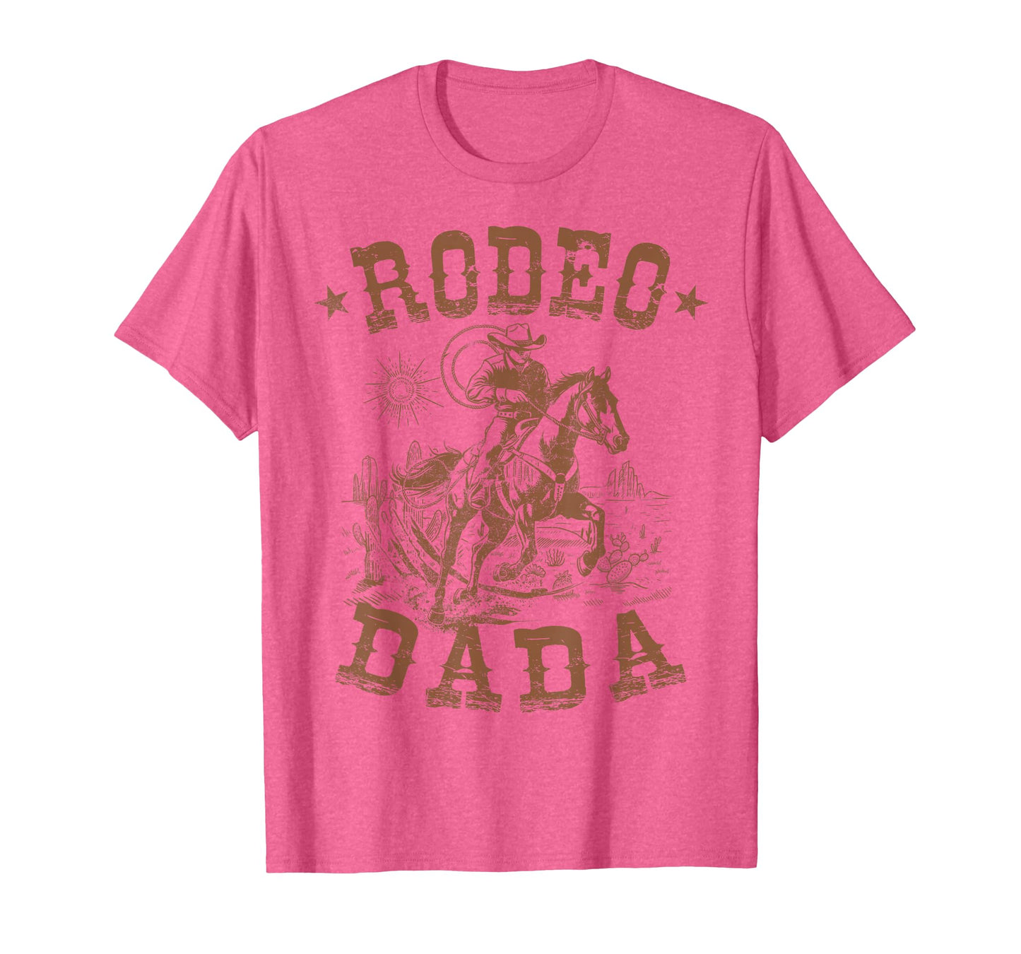 Rodeo Dada Western Cowboy Family Matching Father's Day T-Shirt