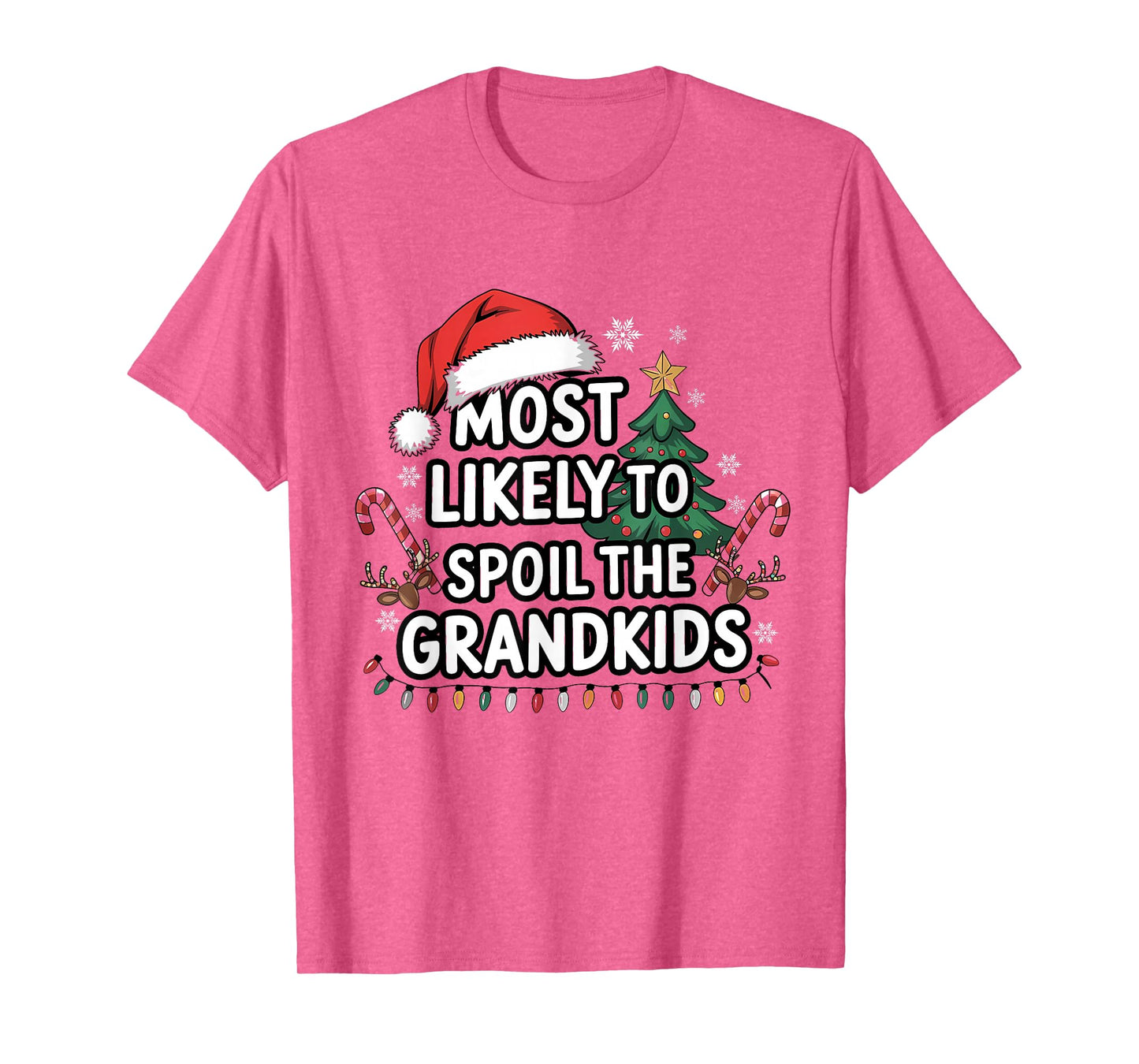 Christmas Family Joke Most Likely to Spoil The Grandkids T-Shirt