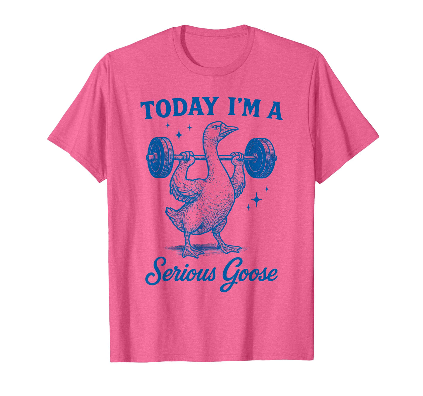 Today I’m a Serious Goose Funny Gym Workout Lifting Weights T-Shirt