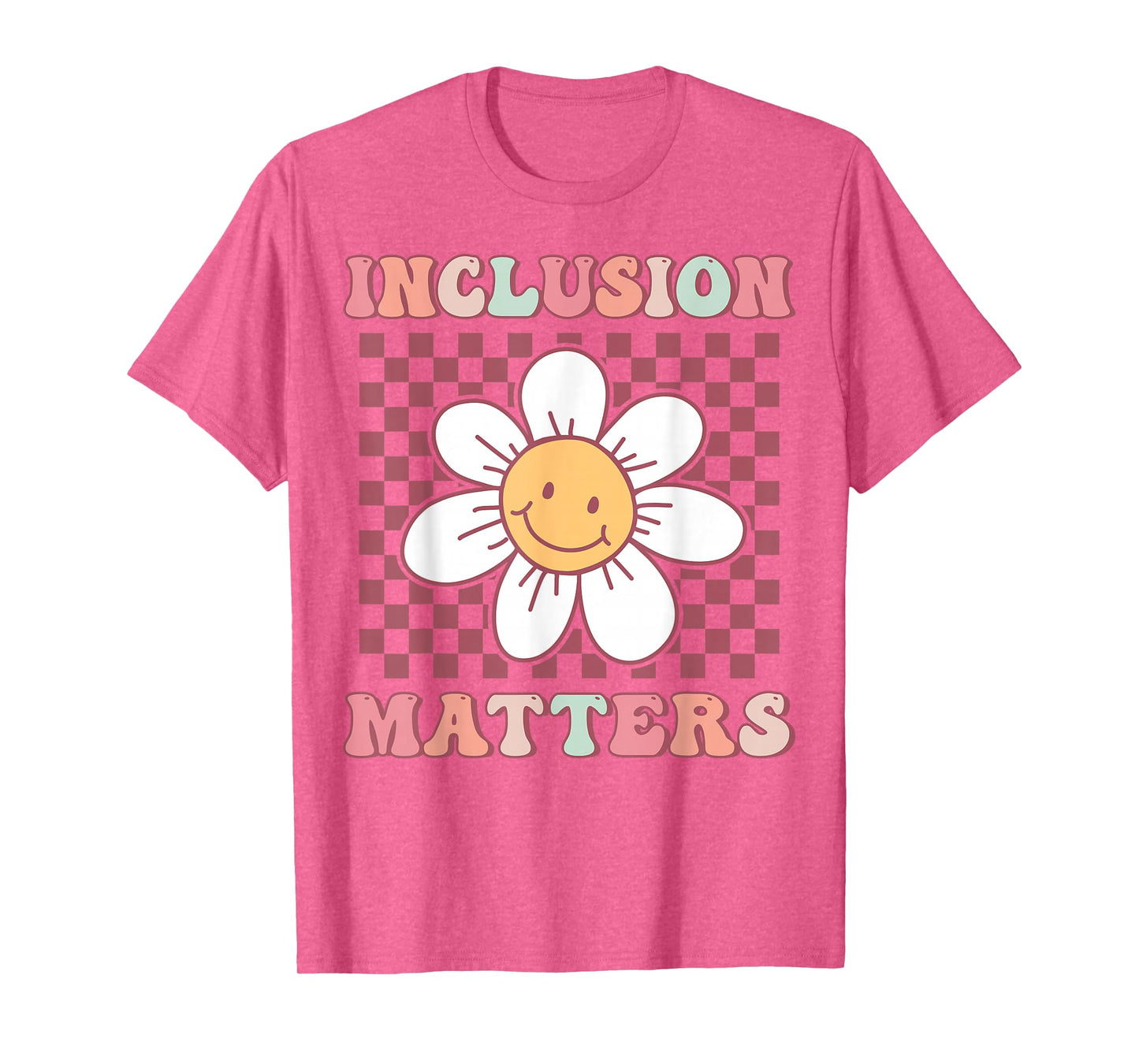 Groovy Inclusion Matters Cute Daisy Flower Special Education T-Shirt