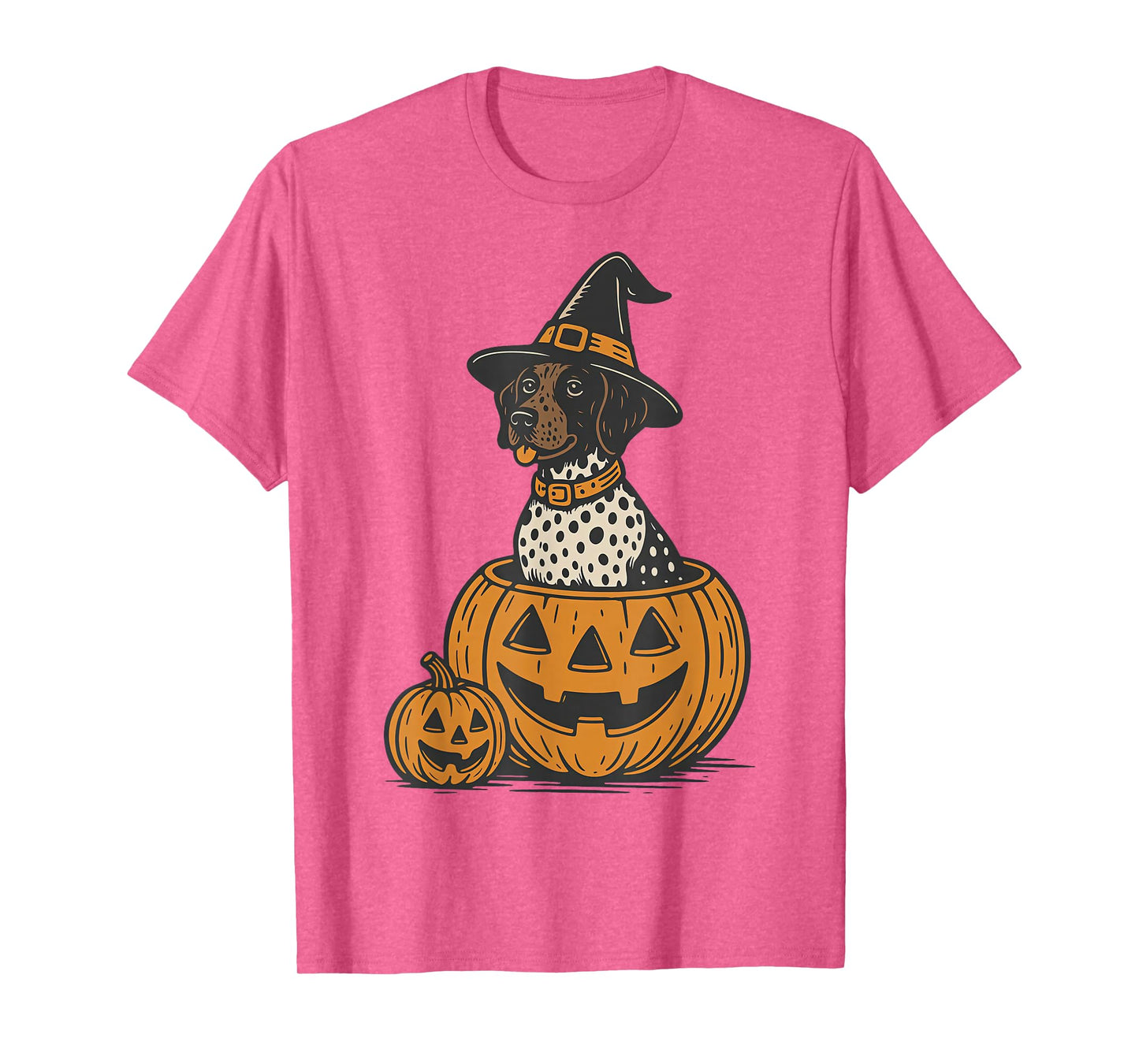 Weiner Dog Witch Happy Halloweenie Cute Halloween Dachshund T-Shirt