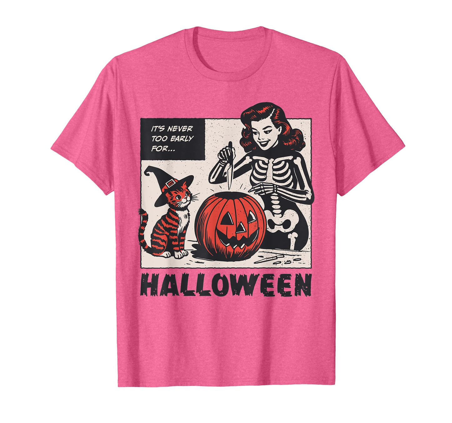 Funny Cat Lover Cat Mom It's never too early for Halloween T-Shirt