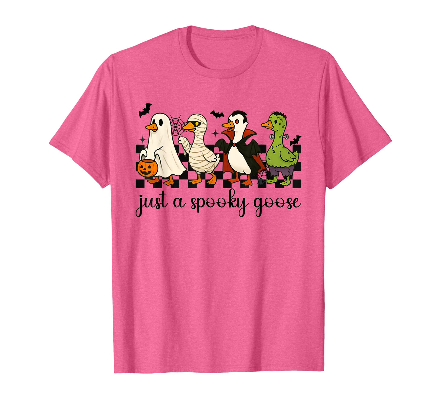 Just A Spooky Goose Halloween Silly Goose Funny Halloween T-Shirt