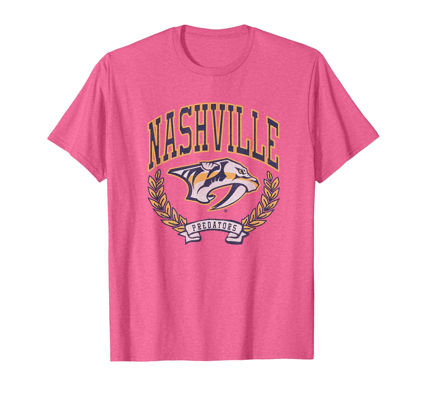 Nashville Predators Vintage Victory Gray Officially Licensed T-Shirt