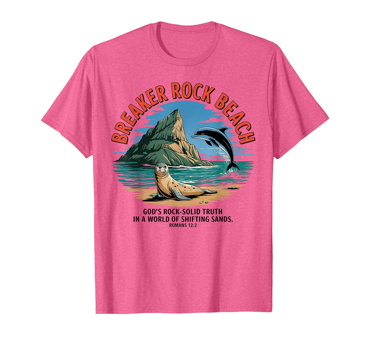 Breaker Rock Beach Christian God's Rock-Solid Truth VBS 2025 T-Shirt