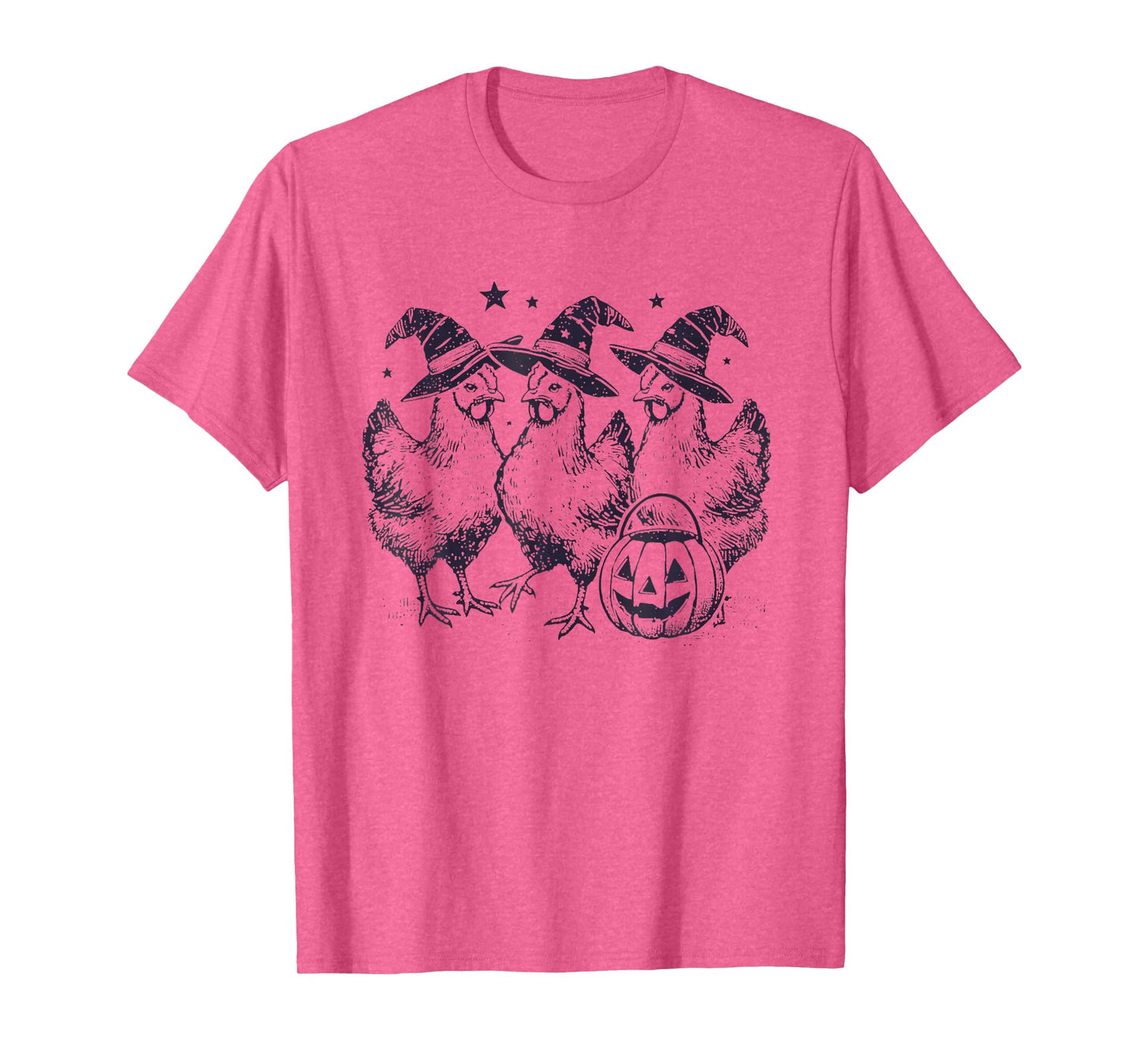 Chicken Halloween Costume Spooky Season Funny Chickens Witch T-Shirt