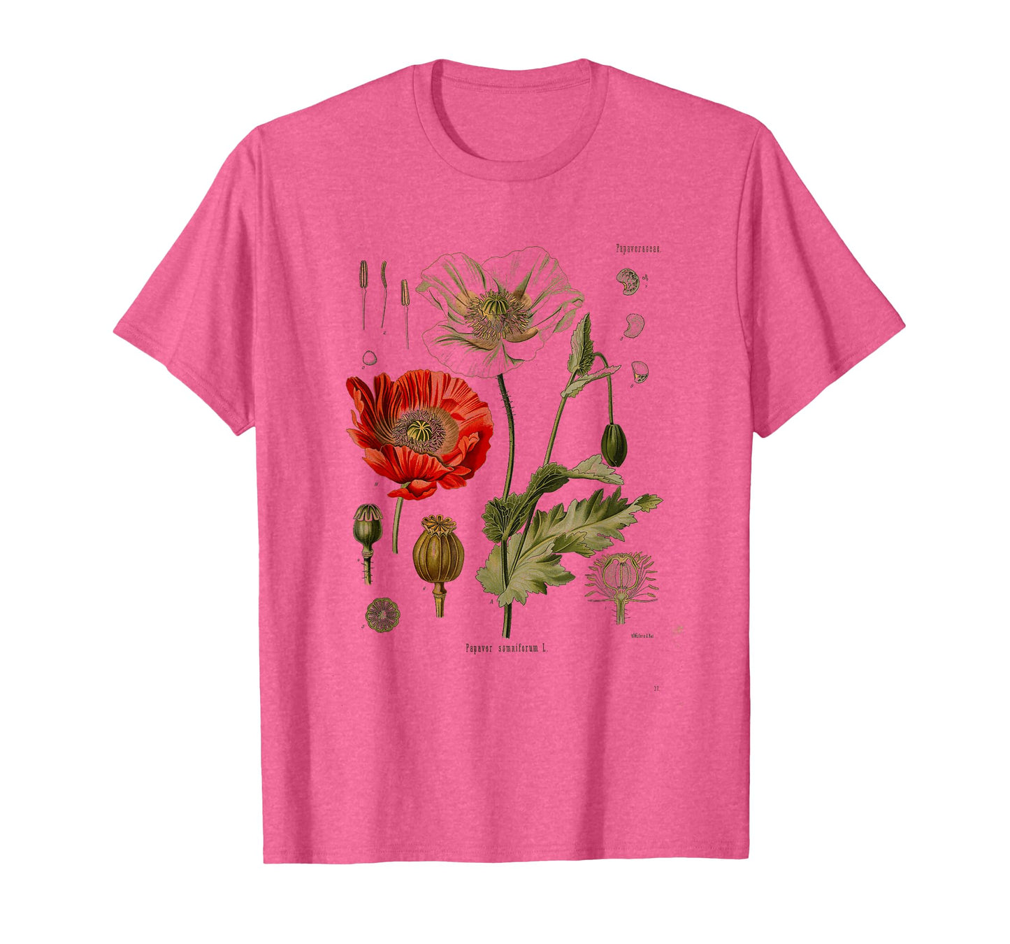 Vintage Botanical flower wild flower Garden Botany T-Shirt