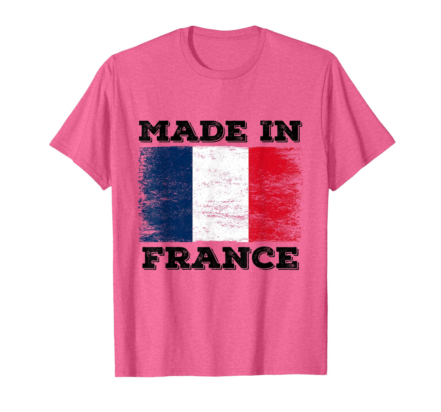 Made In France With French Flag Novelty Graphic Cool Designs T-Shirt