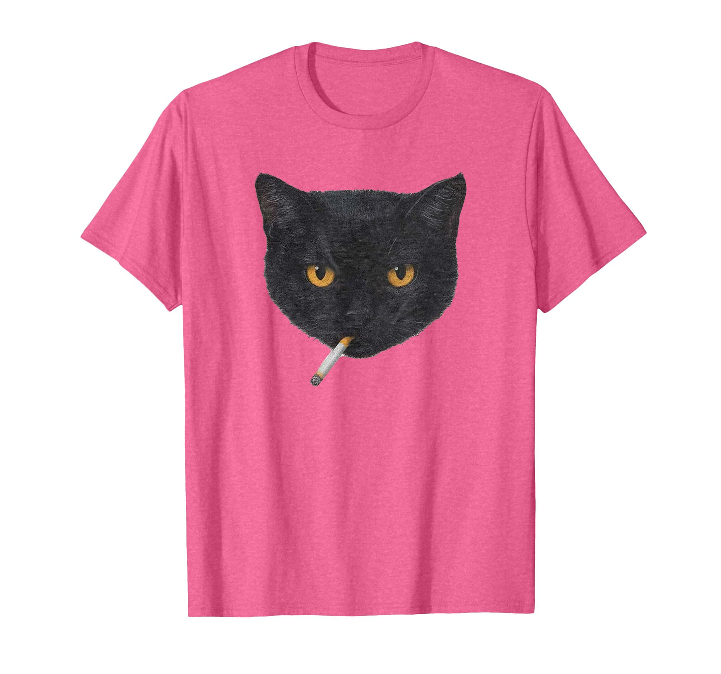 Smoking Cat Y2K Vintage Black Cat Retro 90s Grunge T-Shirt