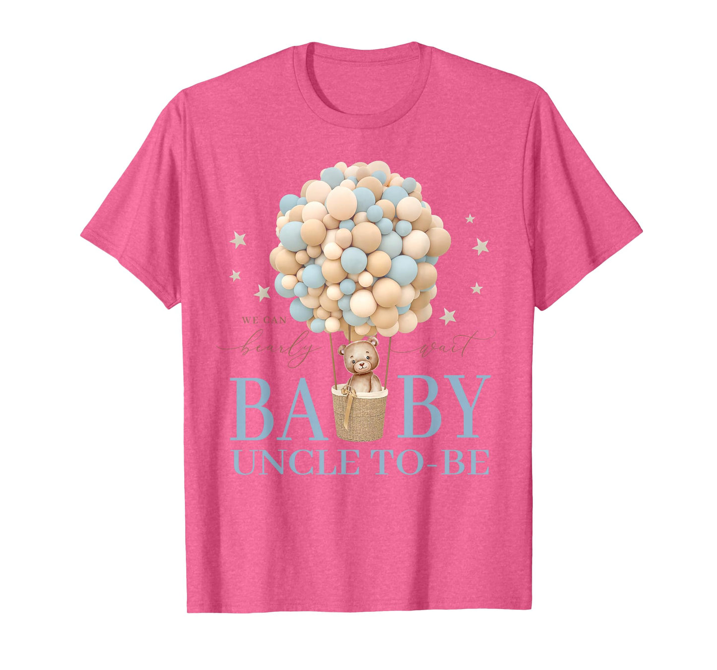 Uncle We Can Bearly Wait Baby Shower Bear Family Matching T-Shirt