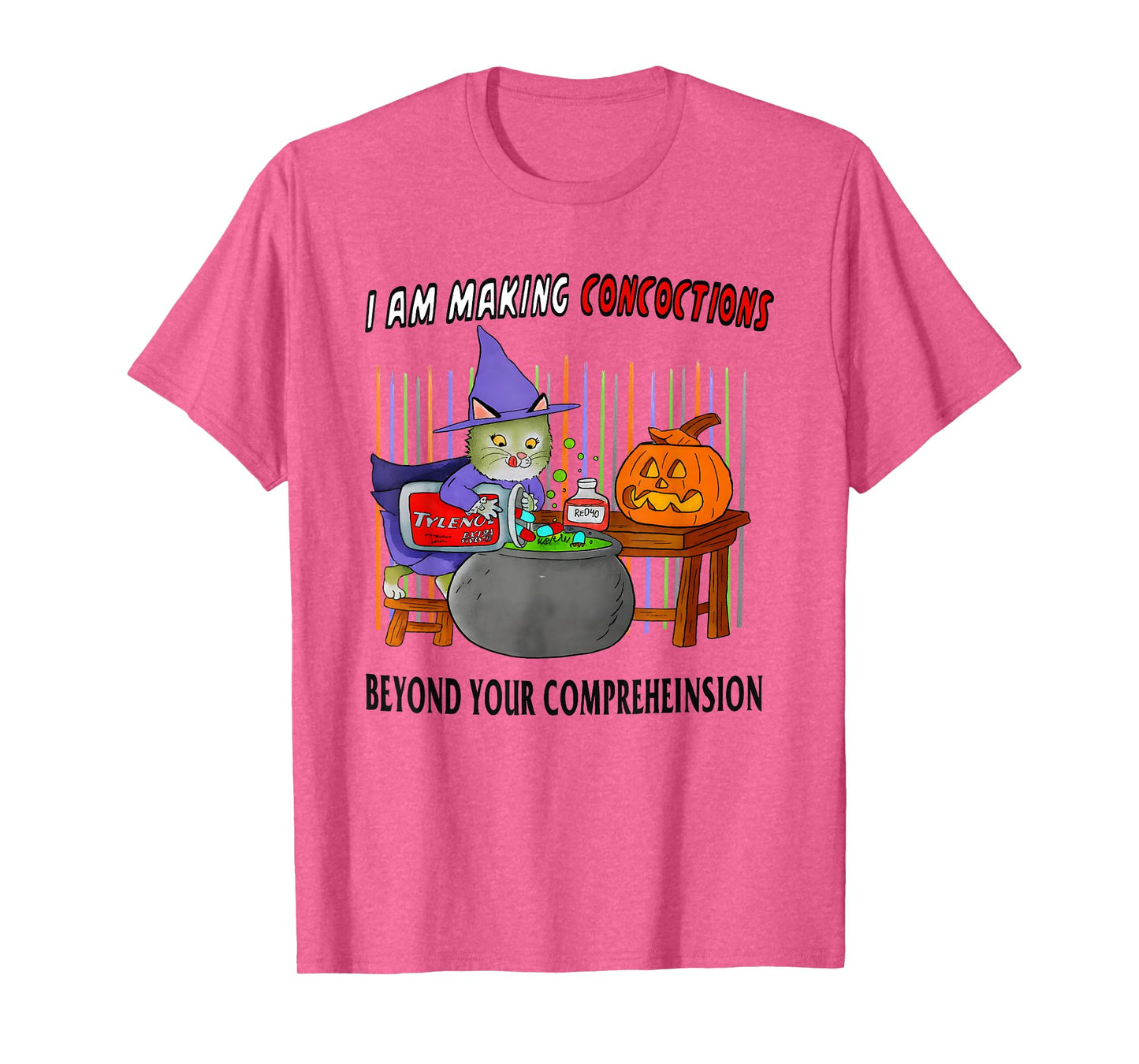 Cat Witch I Am Making Concoctions Beyond Your Comprehension T-Shirt