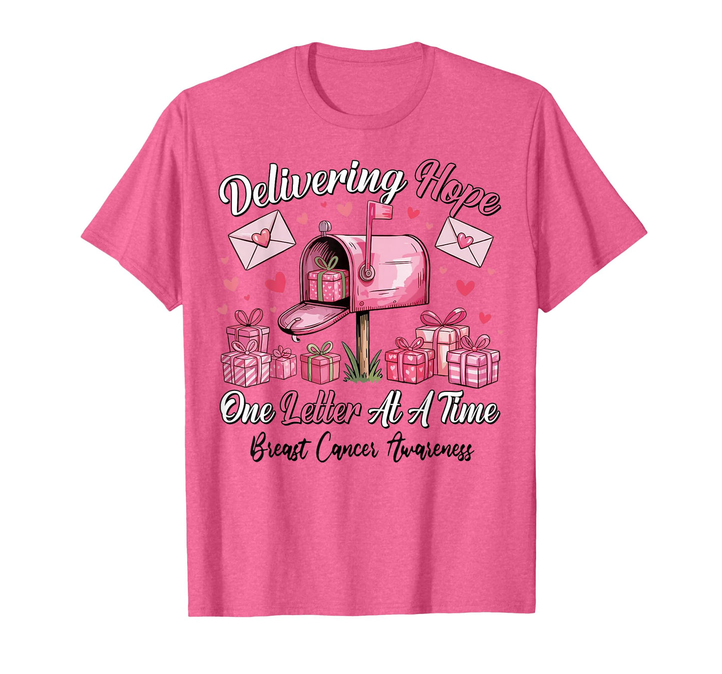 Postal Clerk Breast Cancer Awareness October We Wear Pink T-Shirt