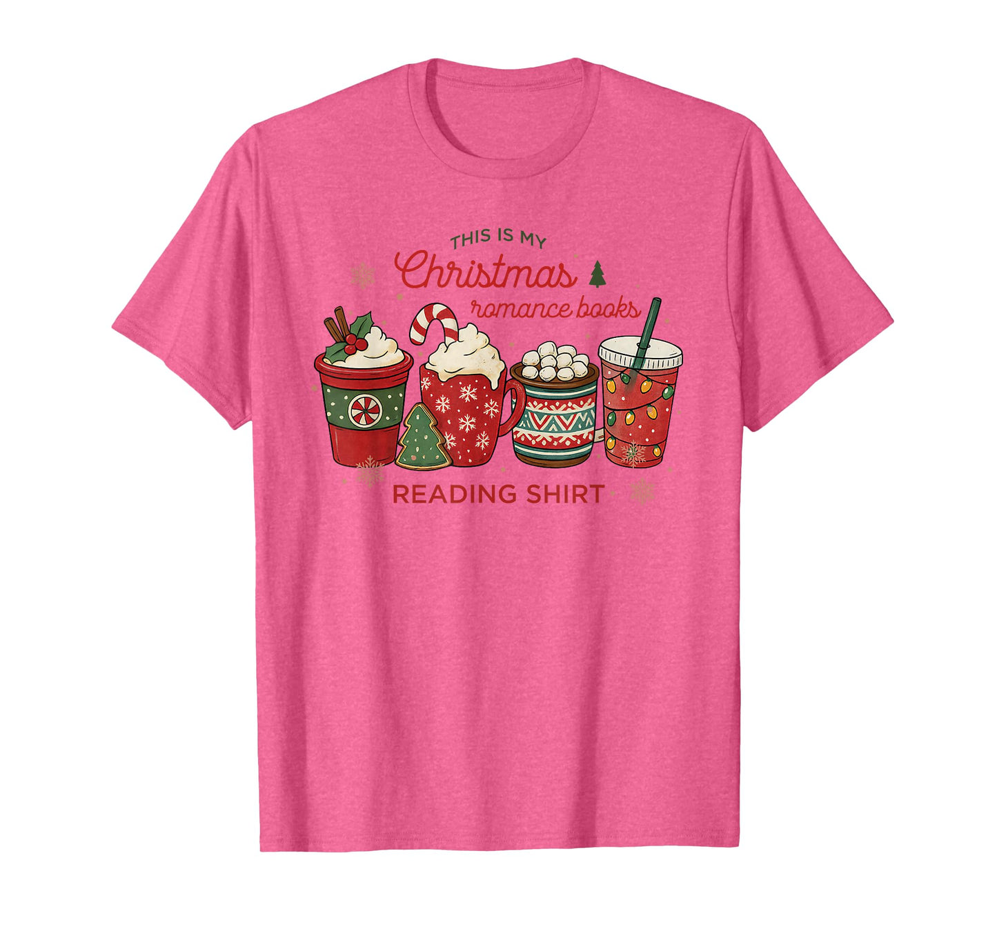 Christmas Read, Cozy Bookish Xmas Girl Reader Ugly Gift T-Shirt