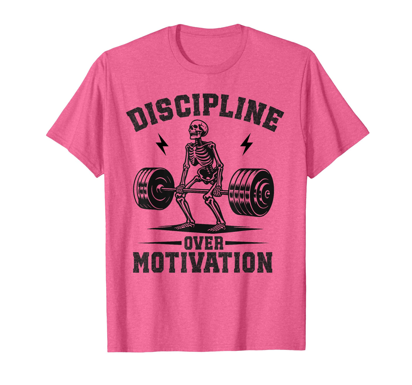 Discipline over motivation Gym Motivational Training Fitness T-Shirt