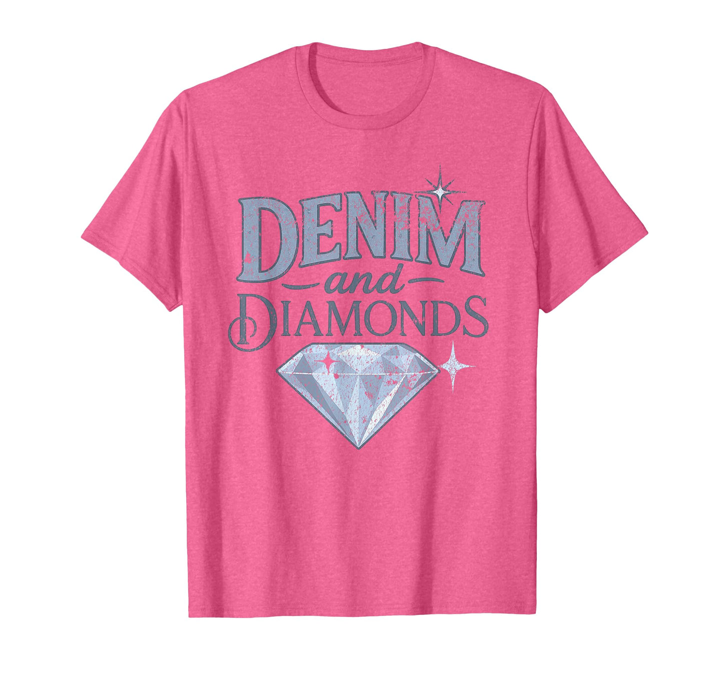 Denim And Diamonds Faded Vintage T-Shirt