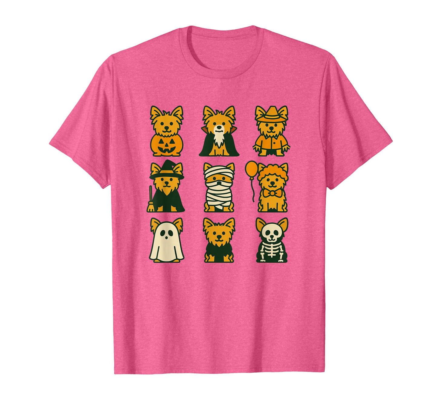 Yorkie Halloween Costume Funny Scary Yorkshire Terrier T-Shirt