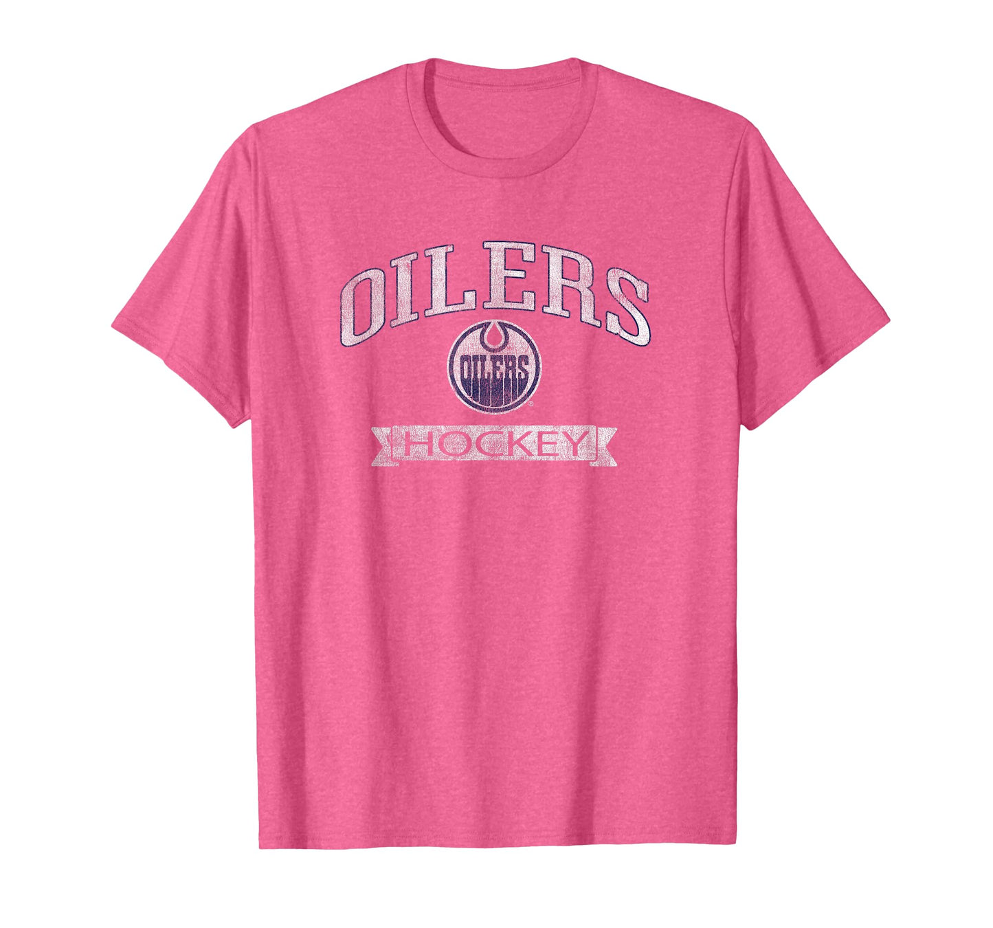 Edmonton Oilers Vintage Hockey Orange Officially Licensed T-Shirt