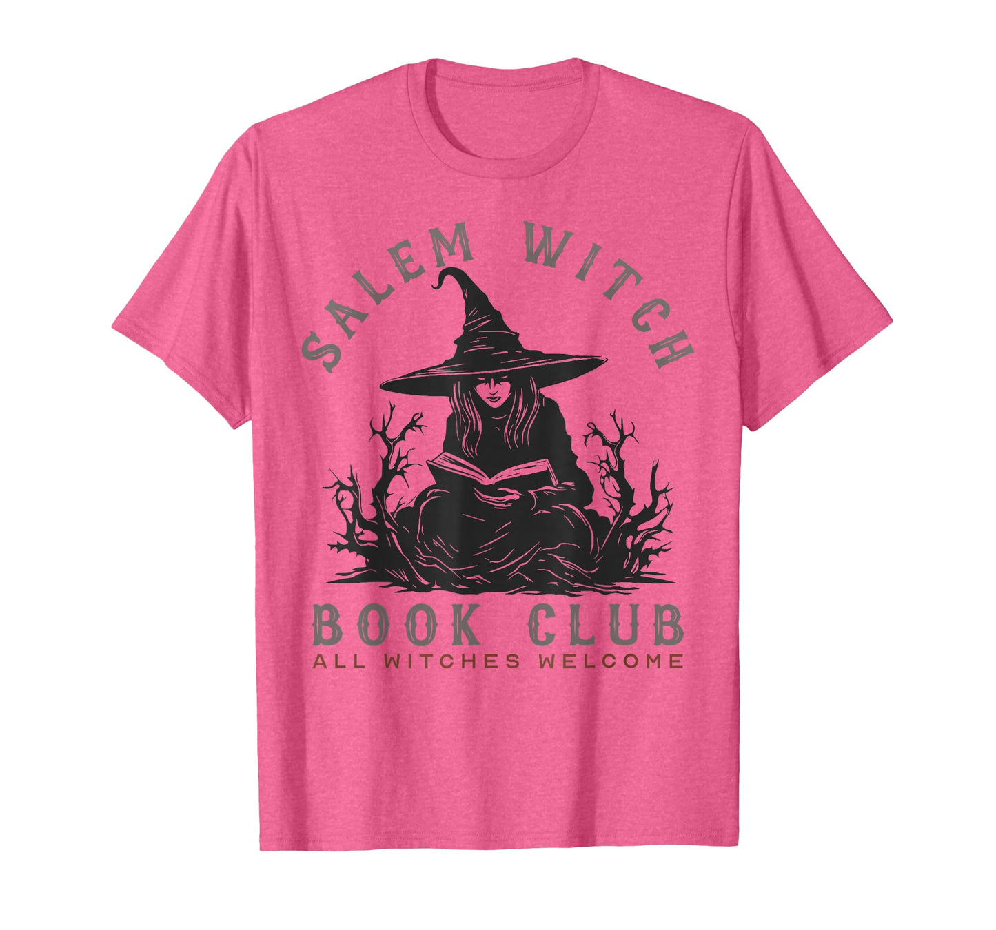 Salem Witch Book Club All Witches Welcome Spooky Halloween T-Shirt