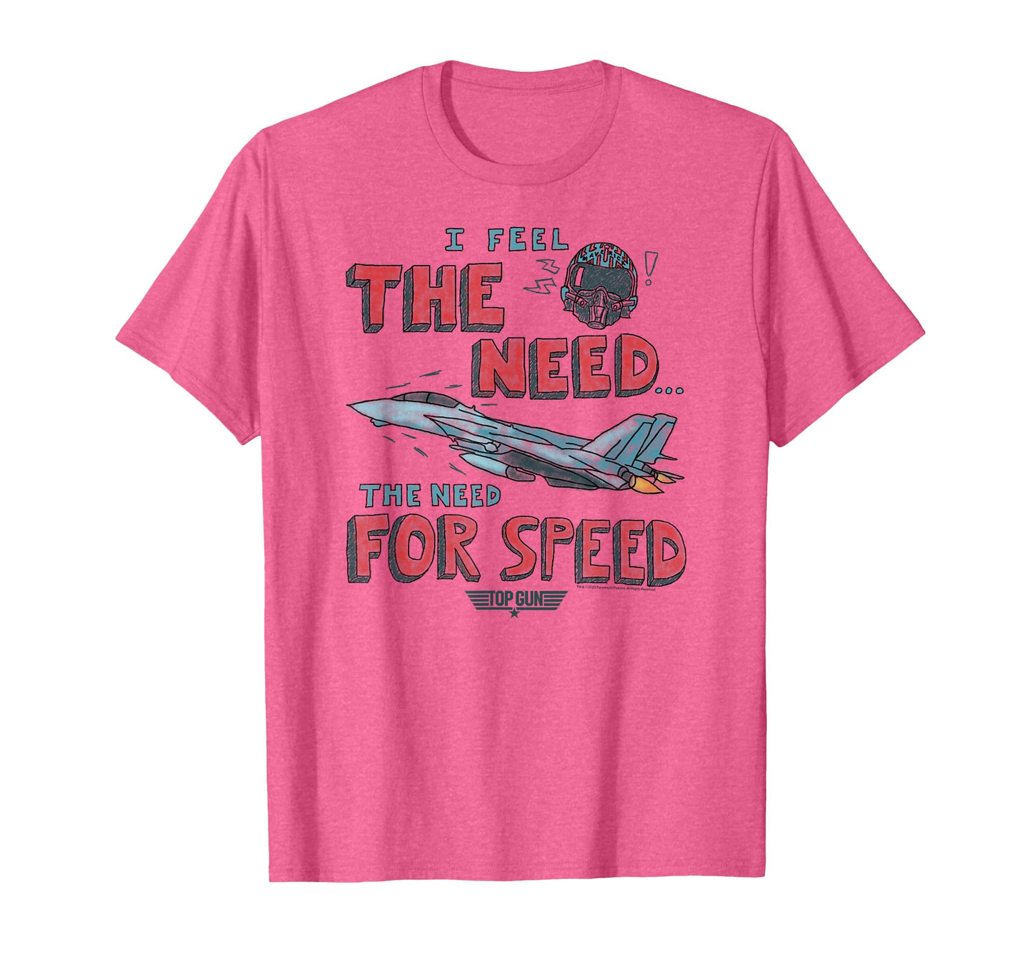 Top Gun Need for Speed Sketch Classic Action Movie T-Shirt