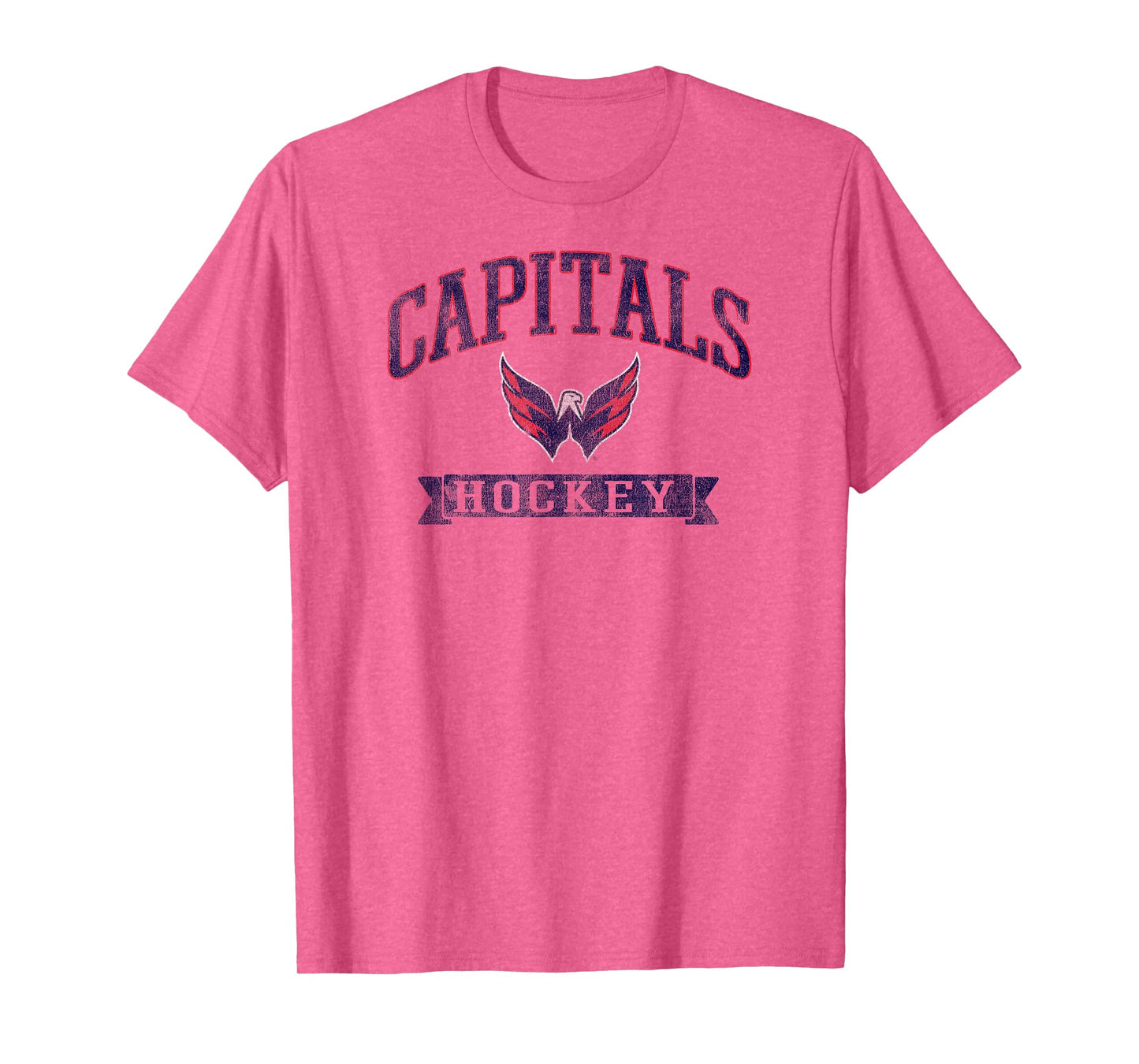 Washington Capitals Vintage Hockey Gray Officially Licensed T-Shirt
