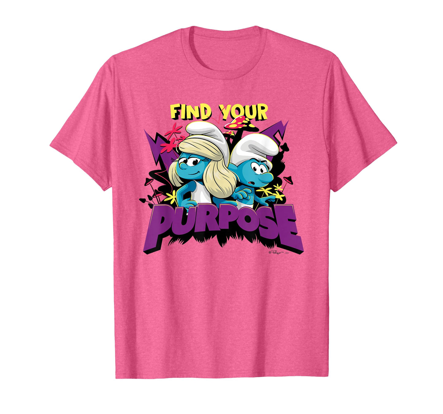 The Smurfs Movie Find Your Purpose Smurfette T-Shirt