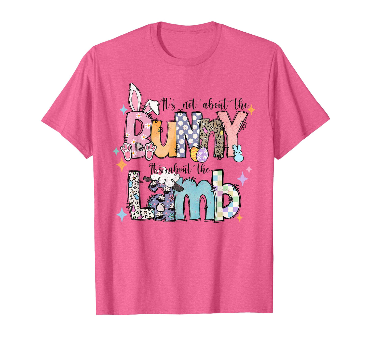 It's Not About The Bunny Christian Jesus Lamb Bible Easter T-Shirt