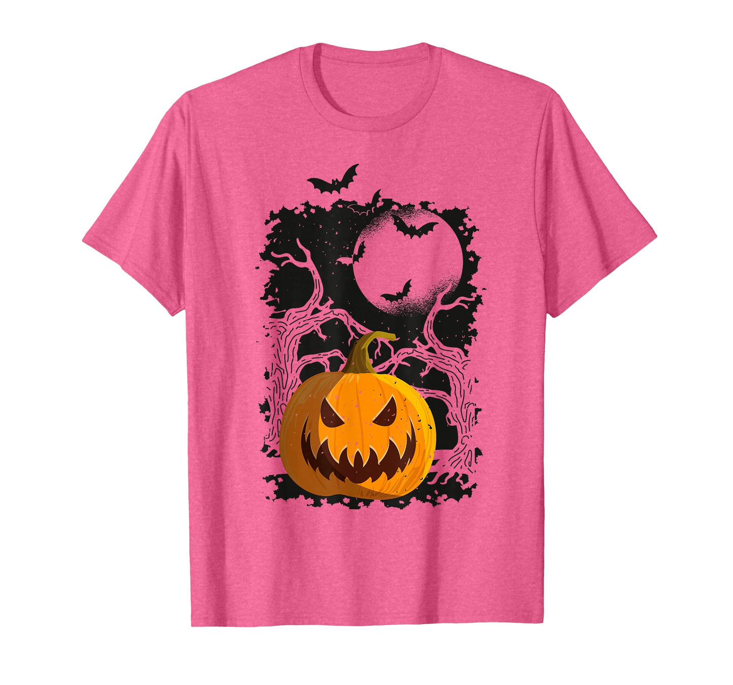 Halloween Costume Pumpkin Bats Forest Trick Or Treat T-Shirt