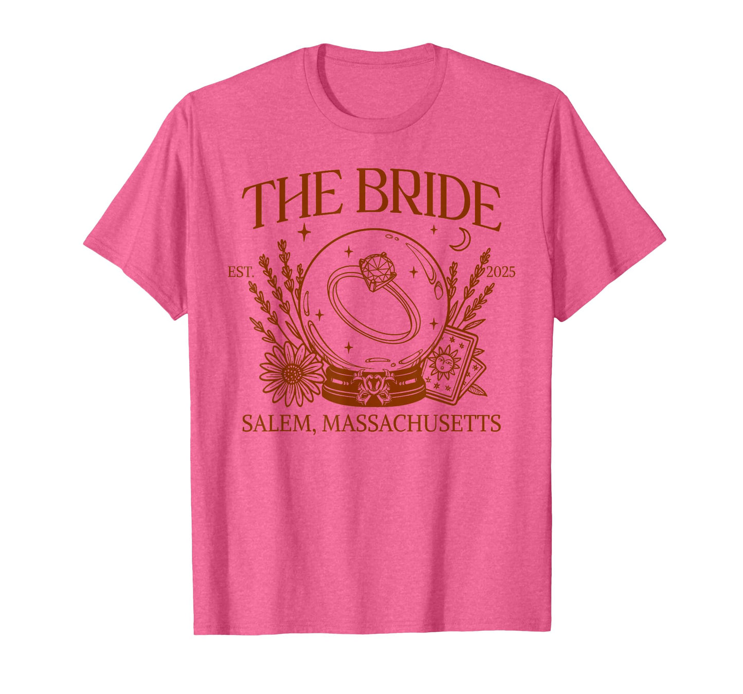 Halloween Bachelorette The Bride Salem Massachusetts 2025 T-Shirt