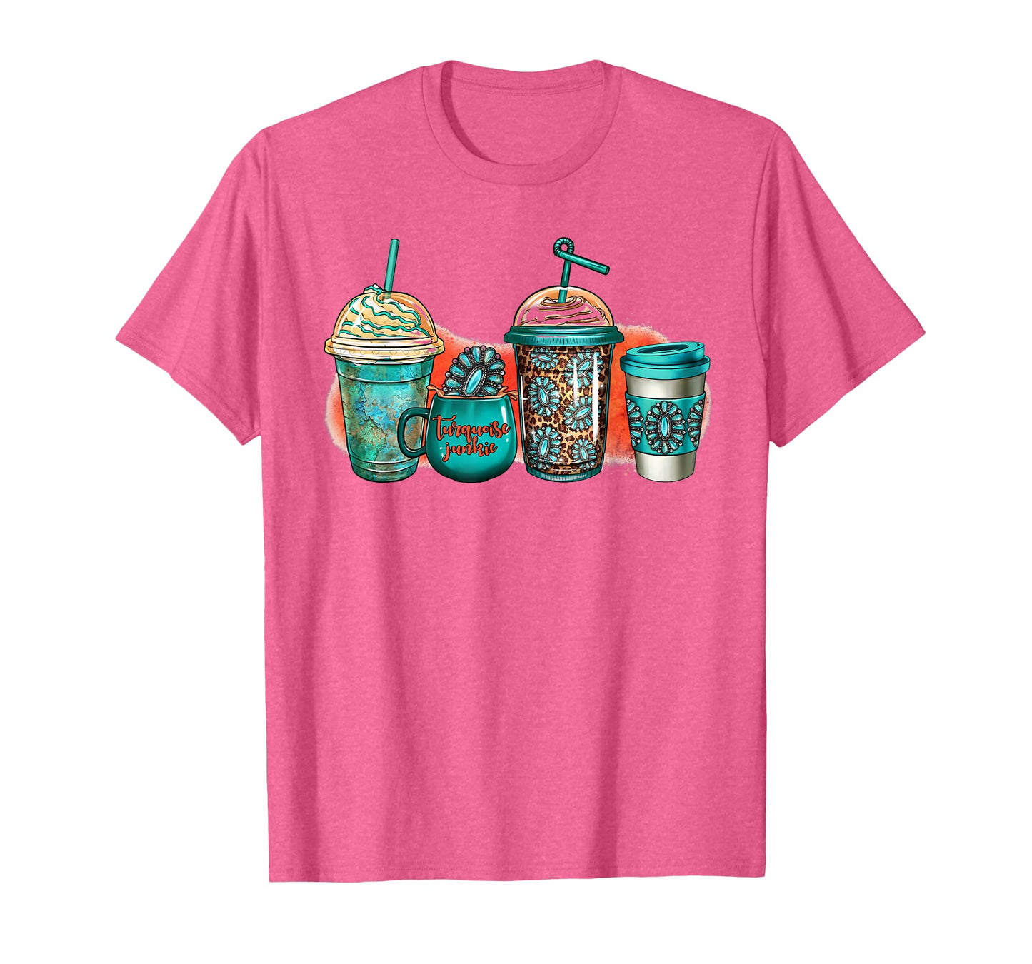 Turquoise Junkie Coffee Cups Western Gemstone Rodeo Coffee T-Shirt