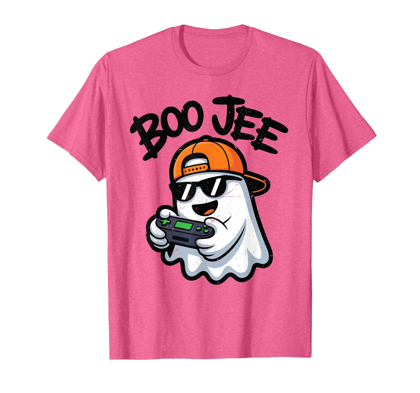 Boy Boo JEE Cute Ghost Video Game Funny Halloween Ghost Teen T-Shirt