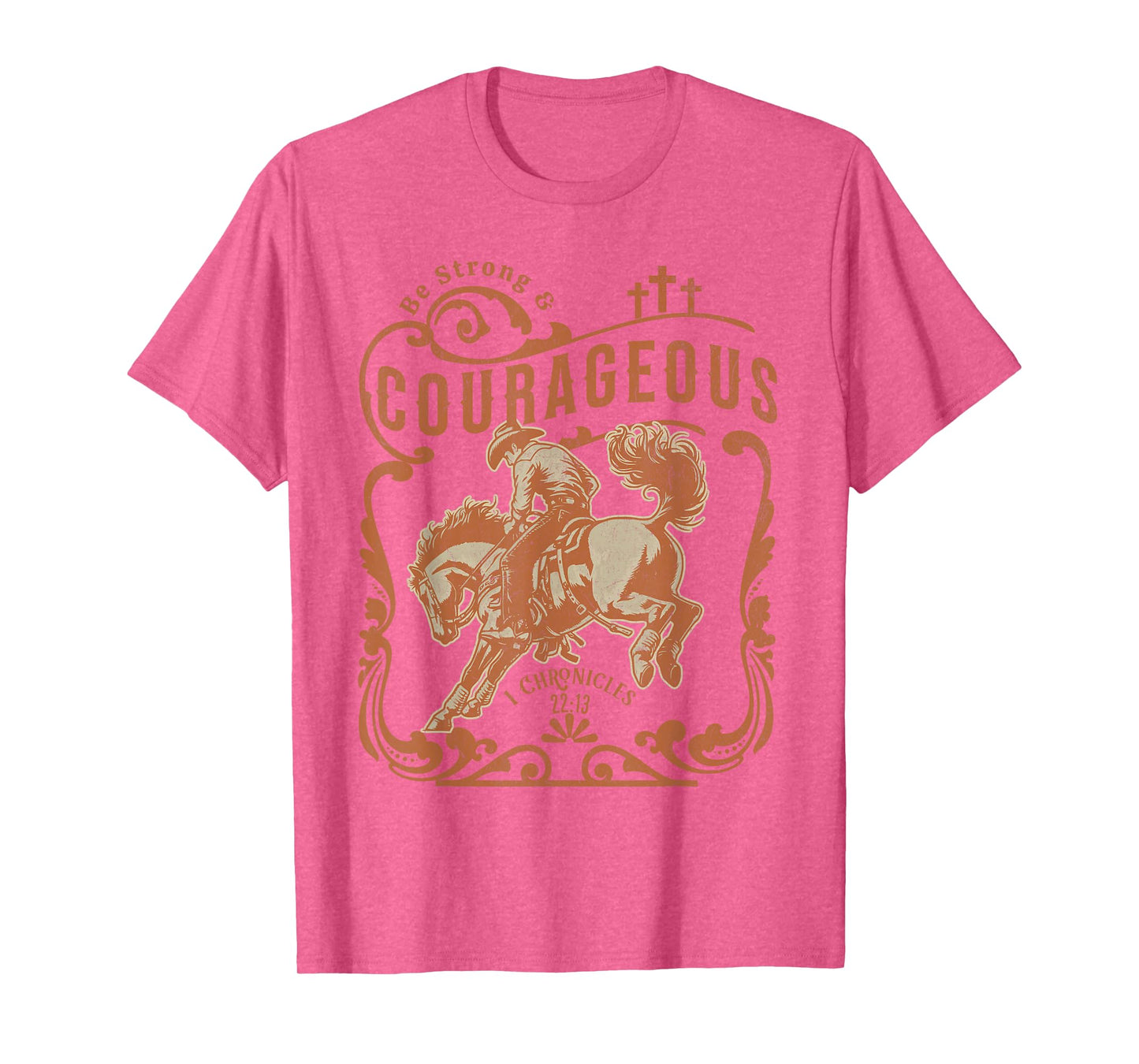 Cowboy Bible Scripture Verse Western Jesus For Mens Faith T-Shirt