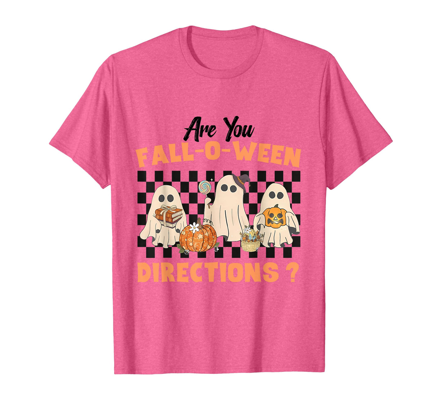 are You Fall-o-ween Directions Halloween Ghost Fall Teacher T-Shirt