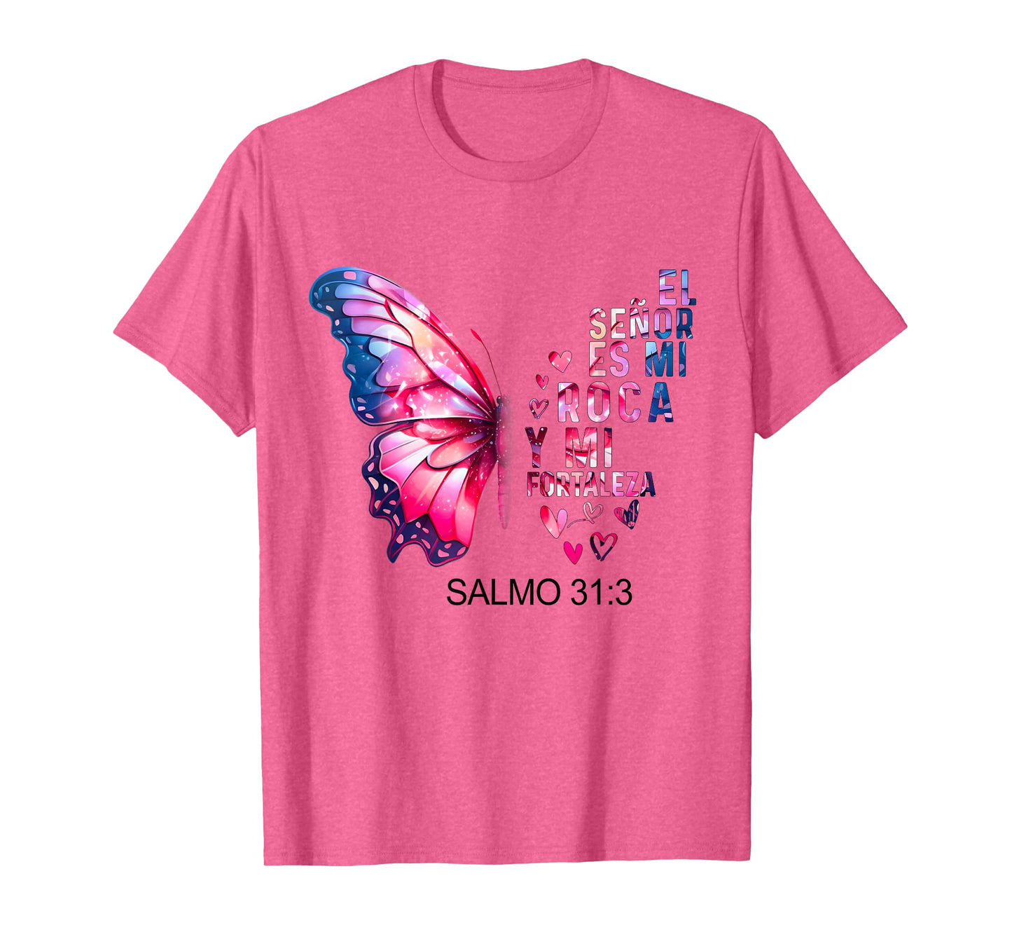 Camiseta Cristiana Para Mujer En Espanol Spanish Salmo 31:3 T-Shirt